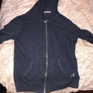 Navy blue pink jacket